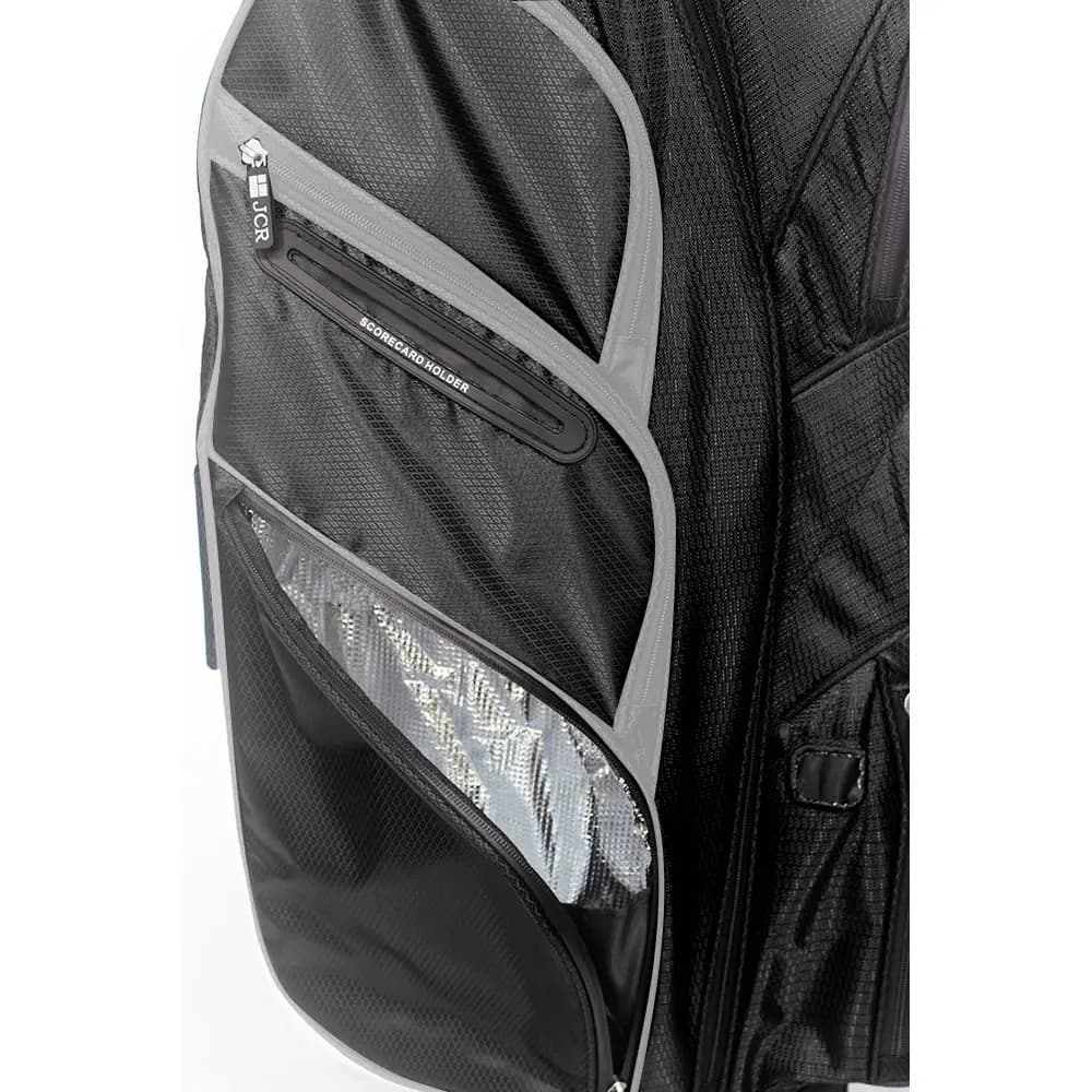 TL650 Cart Golf Bag — Scorecard up top, drinks below.